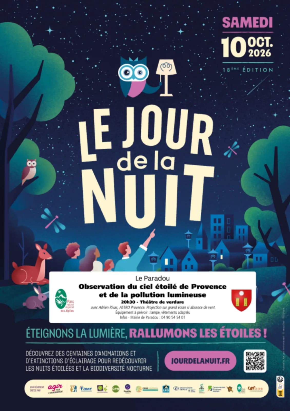 Image 1 : Jour de la Nuit au Paradou background