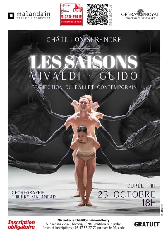 Image 1 : Projection : Les Saisons par Malandain Ballet Biarritz background