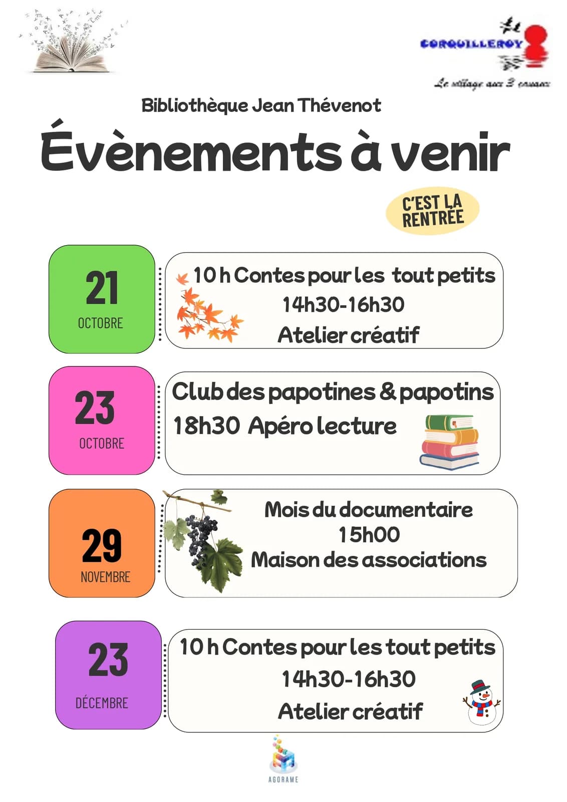 Image 1 : Apéro lecture background