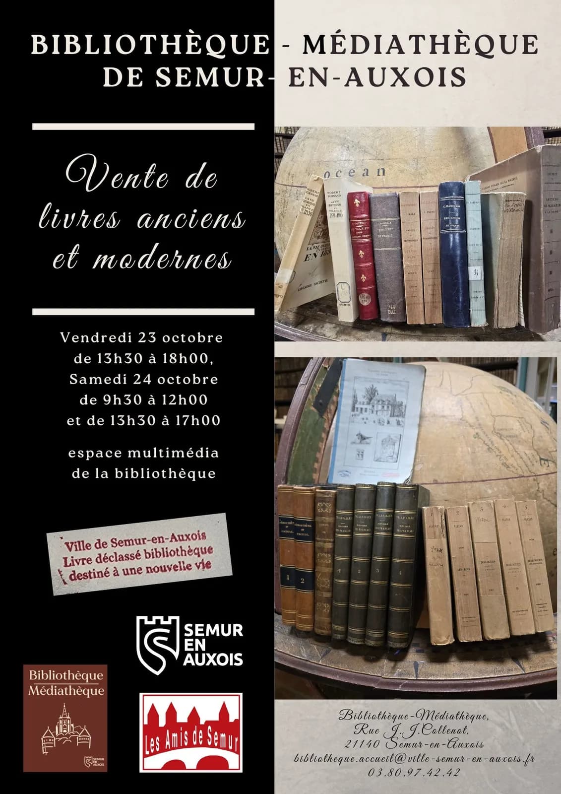 Image 1 : Vente de livres anciens et modernes background