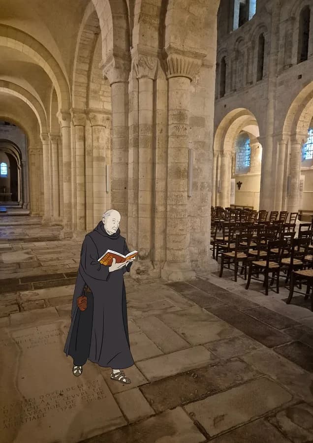Image 1 : Jeu de piste à l'église abbatiale de Lessay : La clé perdue de Frère Blaise background