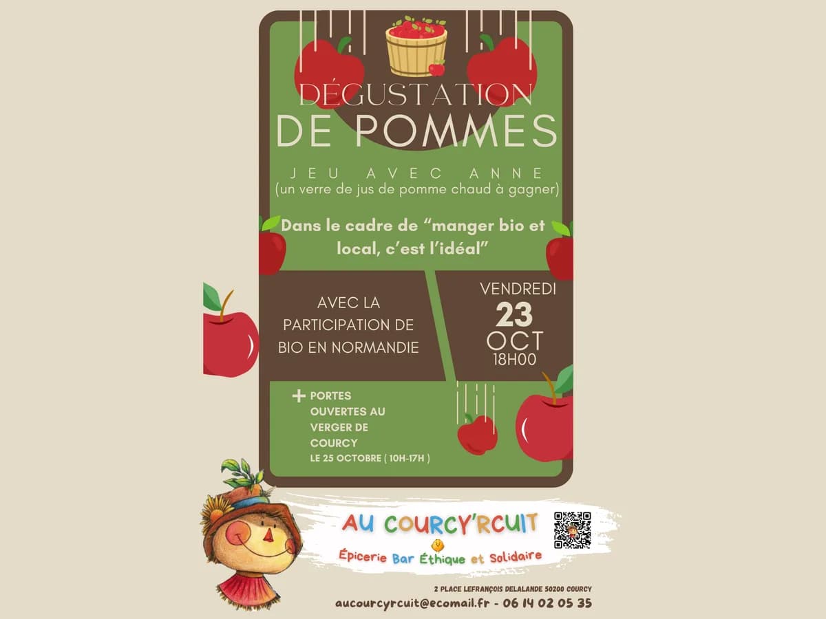 Image 1 : Dégustation de pommes background