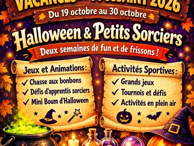 Image 1 : Centre aéré - Vacances de la Toussaint 2026 background