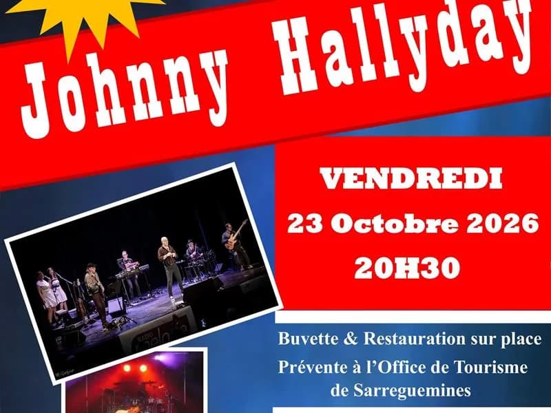 Image 1 : Charel chante Johnny Hallyday background