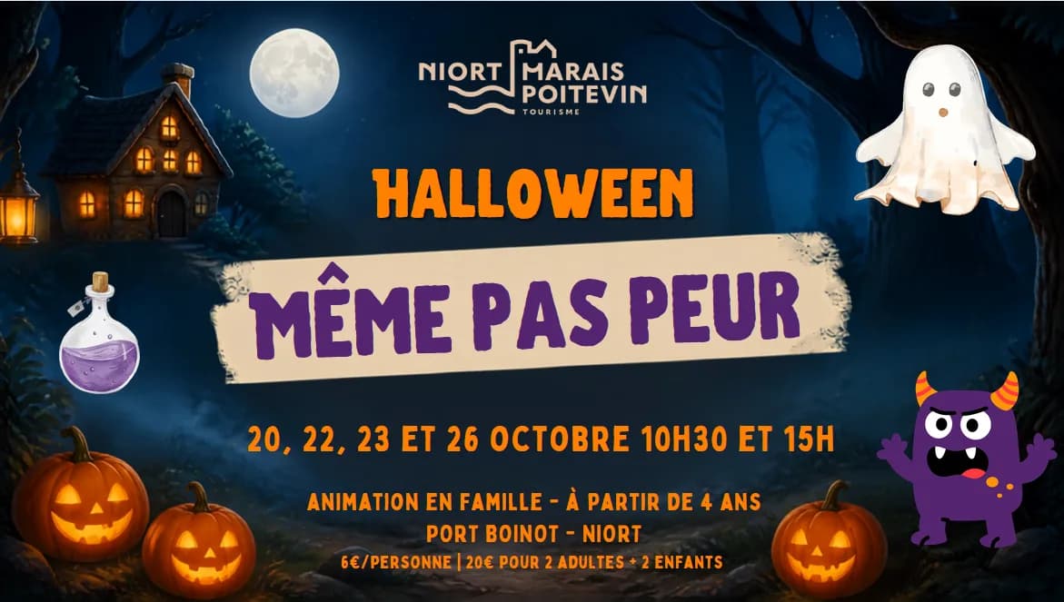 Image 1 : Animation " Halloween même pas peur " à Niort background