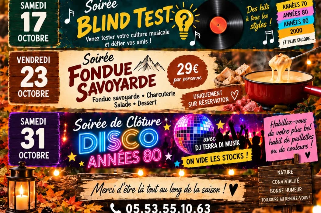 Image 2 : Soirée festive à "Le Lieu" background