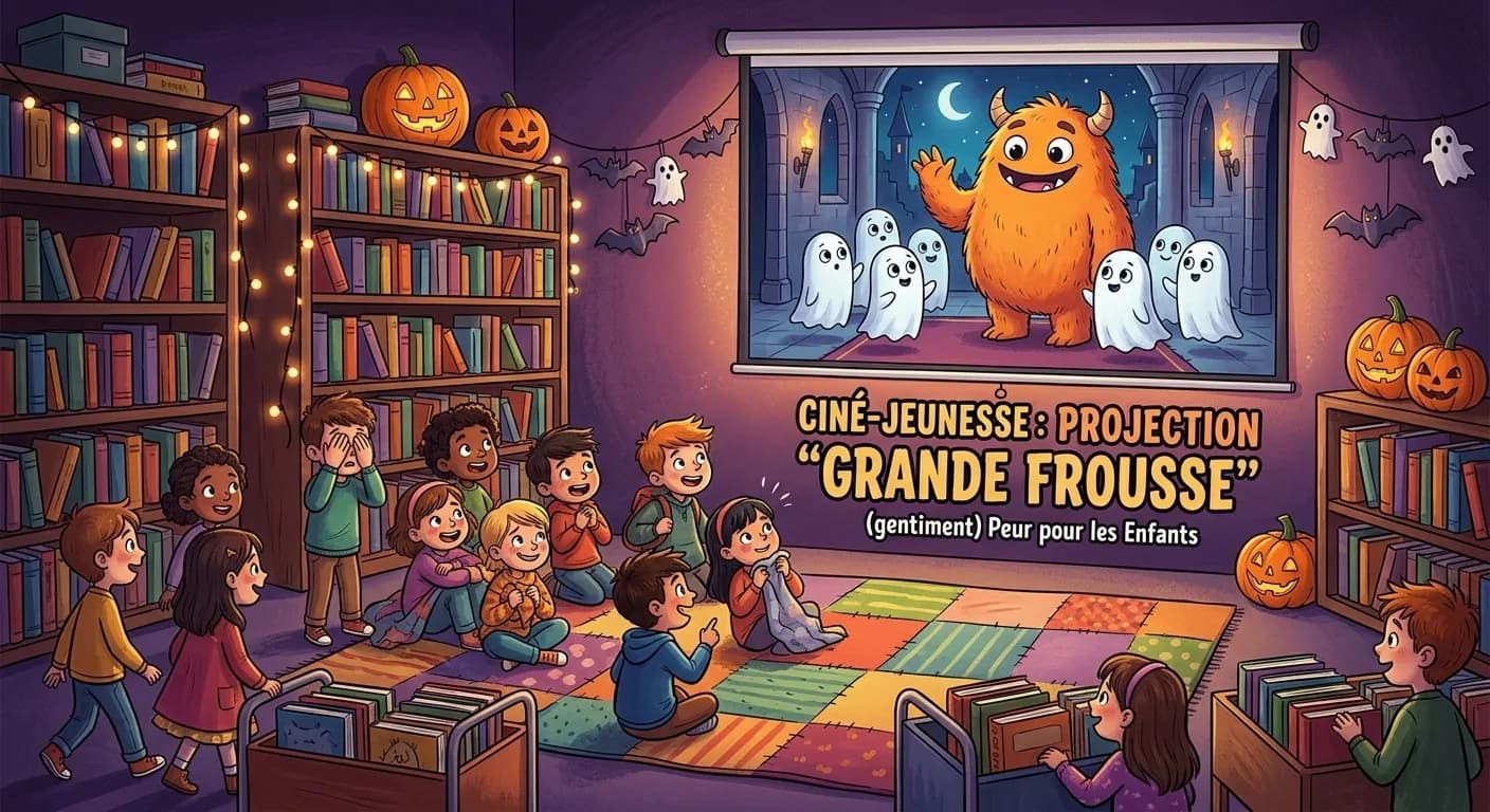Image 1 : Une projection qui fait (gentiment) peur ! background