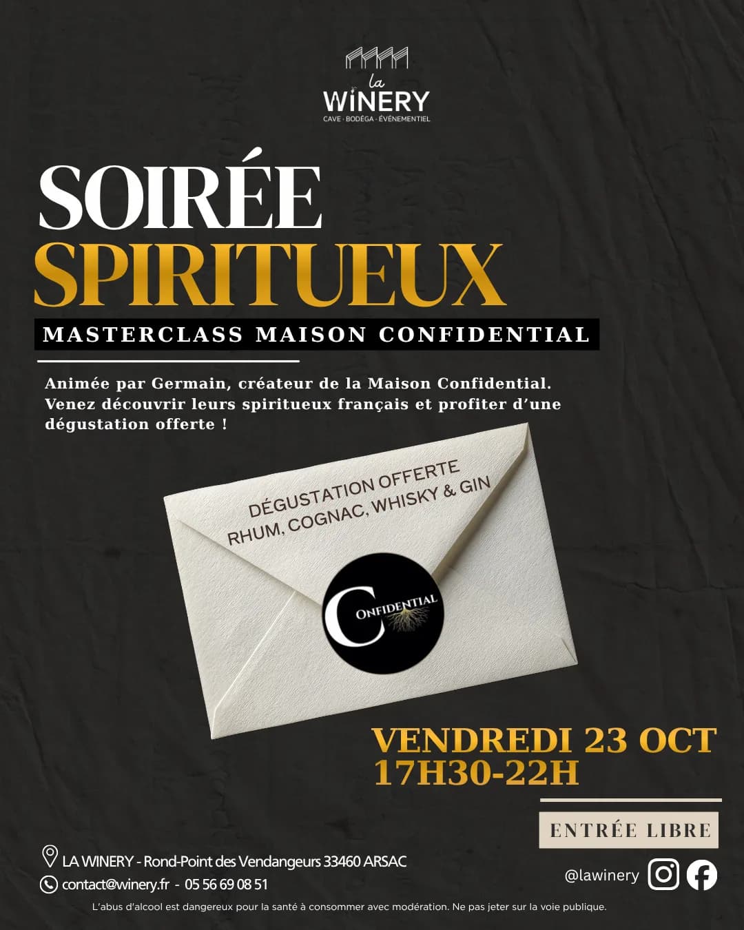 Image 1 : SOIREE SPIRITUEUX background
