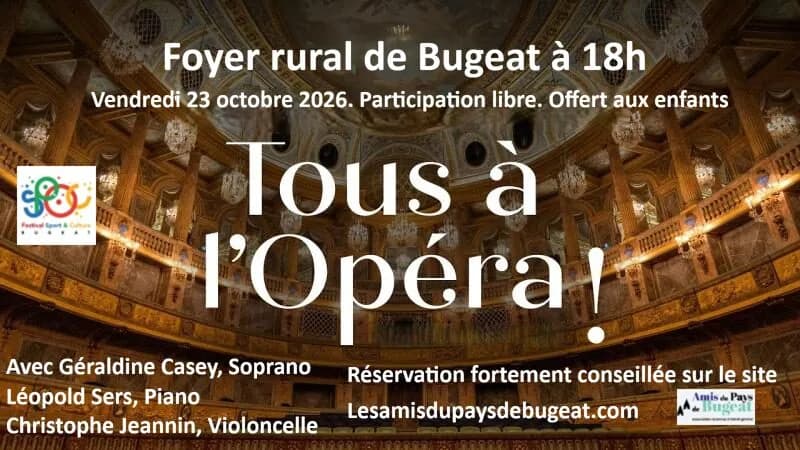 Image 1 : Festival SPOC d'Automne de Bugeat : Tous à l'Opéra background