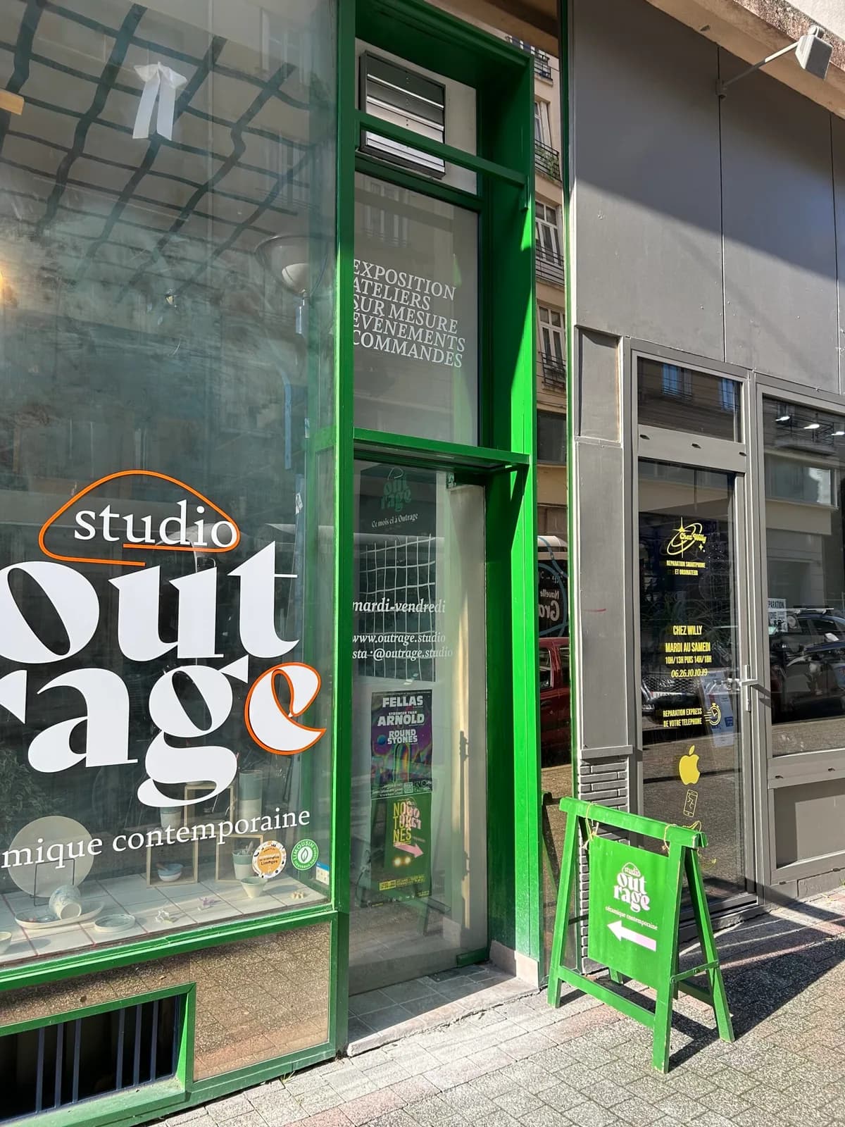 Image 3 : Ici, nos savoir-faire - Visite Outrage Studio background