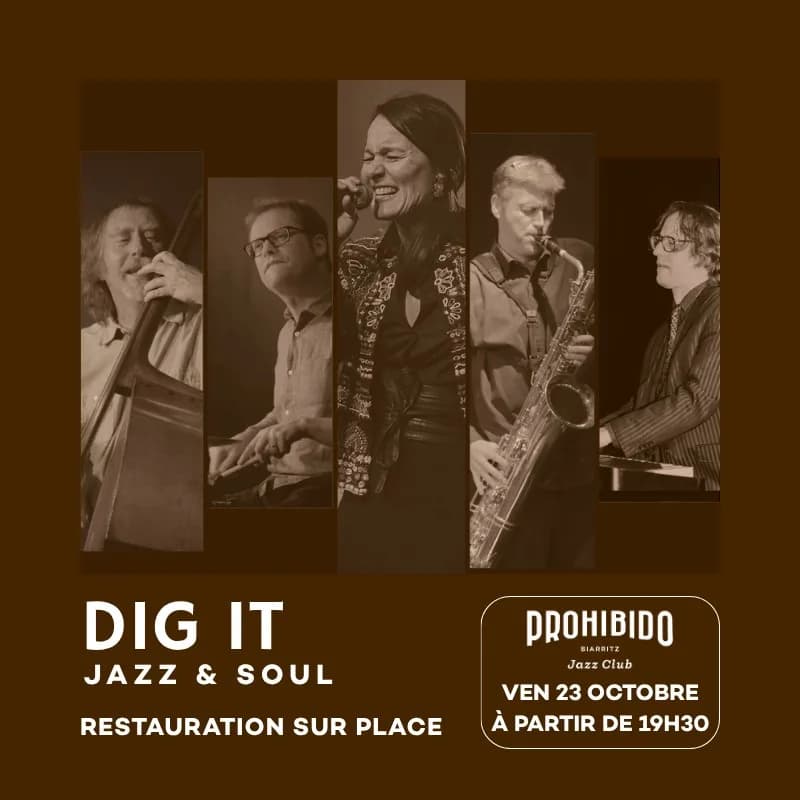 Image 1 : Prohibido Biarritz Jazz Club - Dig It background