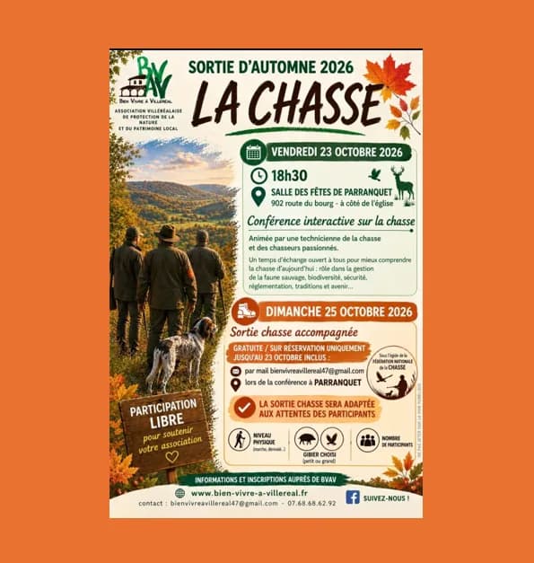 Image 1 : Conférence interactive sur la chasse background