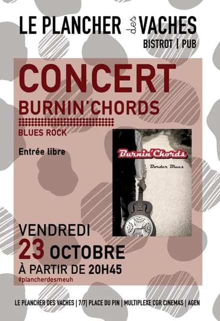 Image 1 : Burnin'chords background