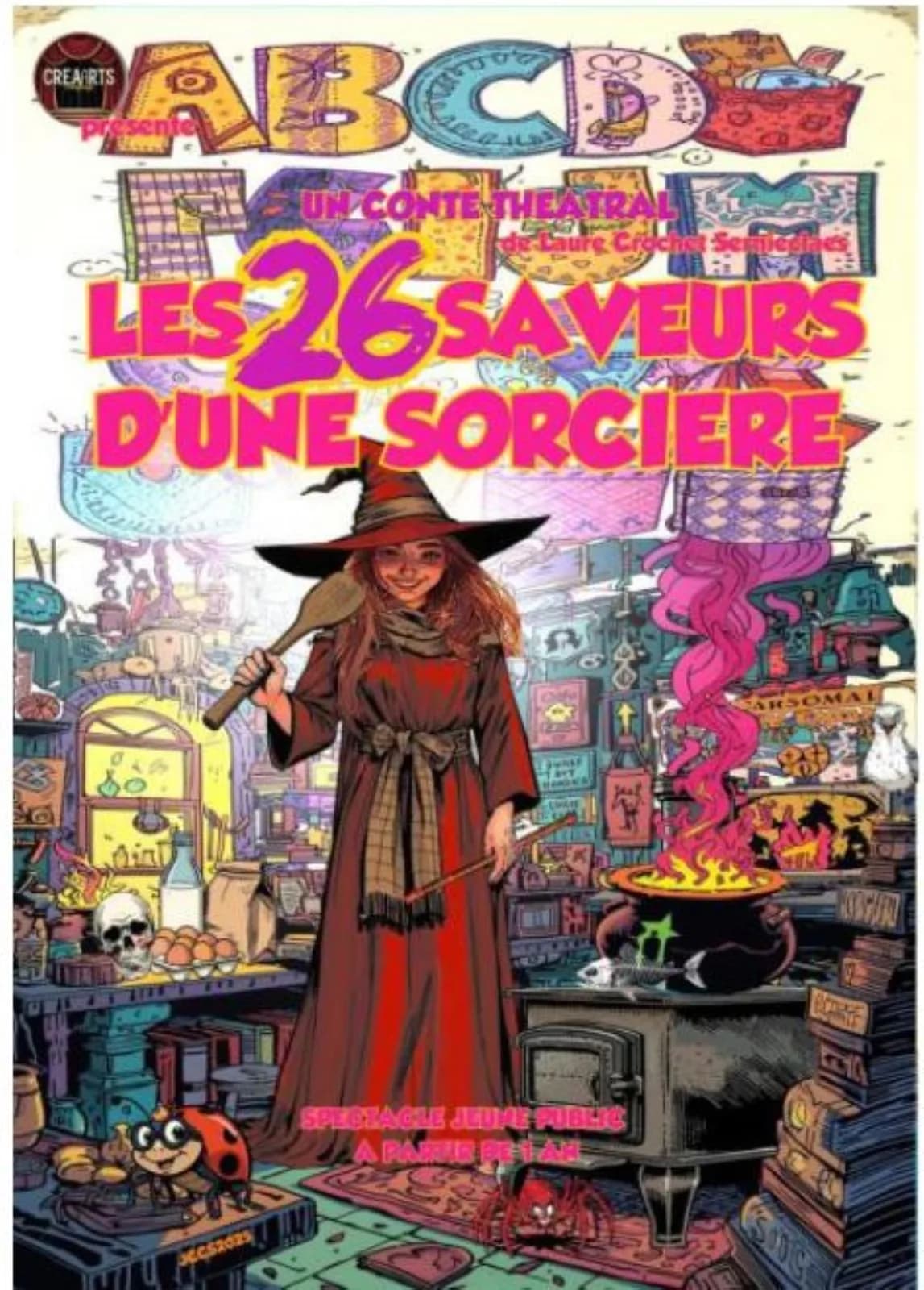 Image 1 : Les 26 saveurs d'une sorcière background