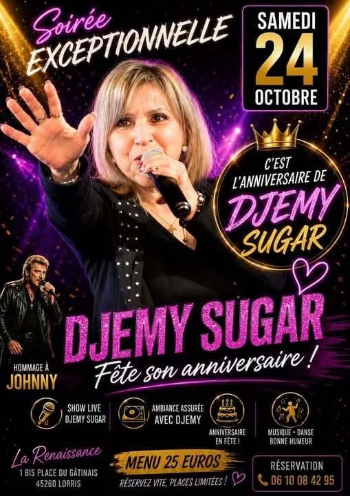 Image 1 : Concert Djemy Sugar background