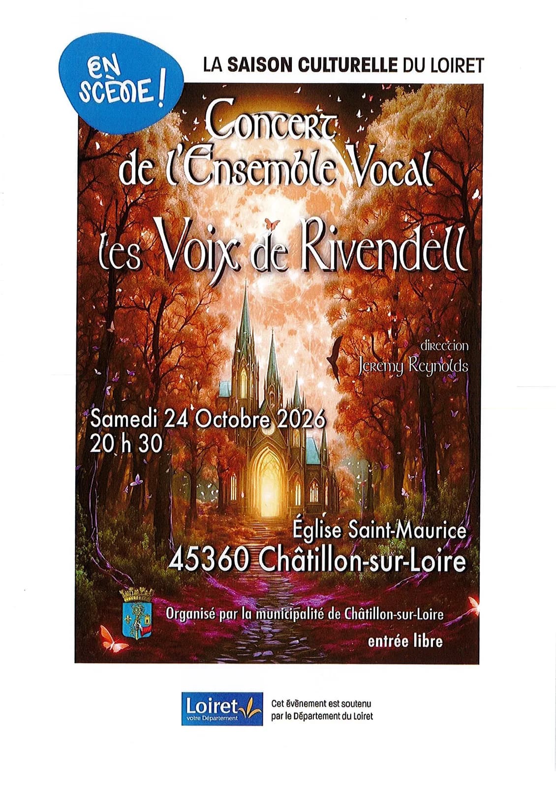 Image 1 : Concert de l'ensemble vocal les Voix de Rivendell background