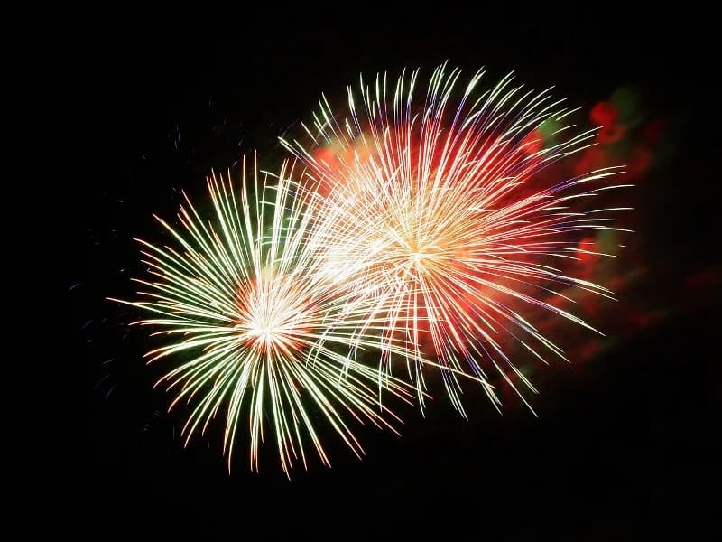 Image 1 : Téléthon et feu d'artifice background