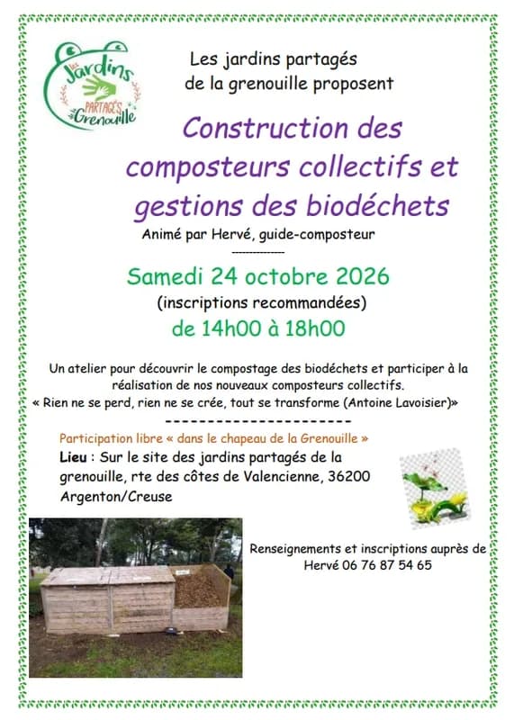 Image 1 : Construction des composteurs collectifs et gestions des biodéchets background