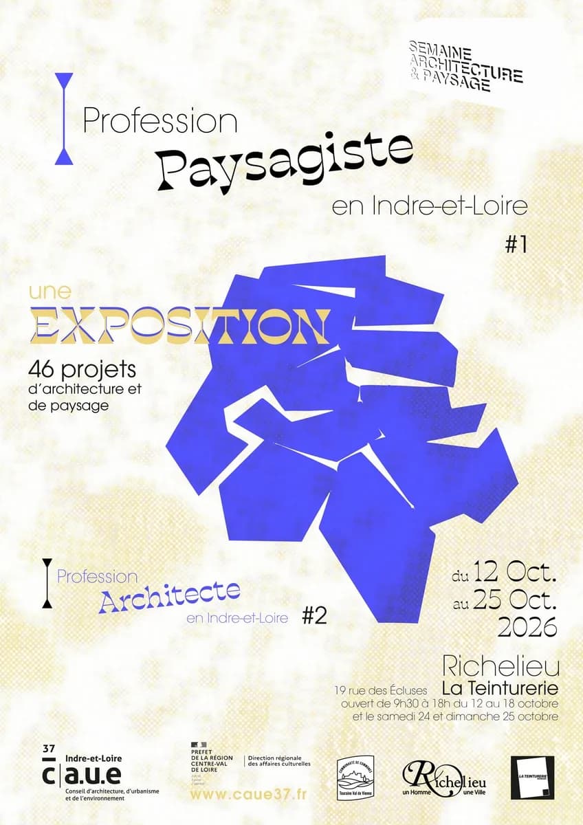 Image 1 : Expositions « Profession paysagiste en Indre-et-Loire » et « Profession architecte en Indre-et-Loire » background