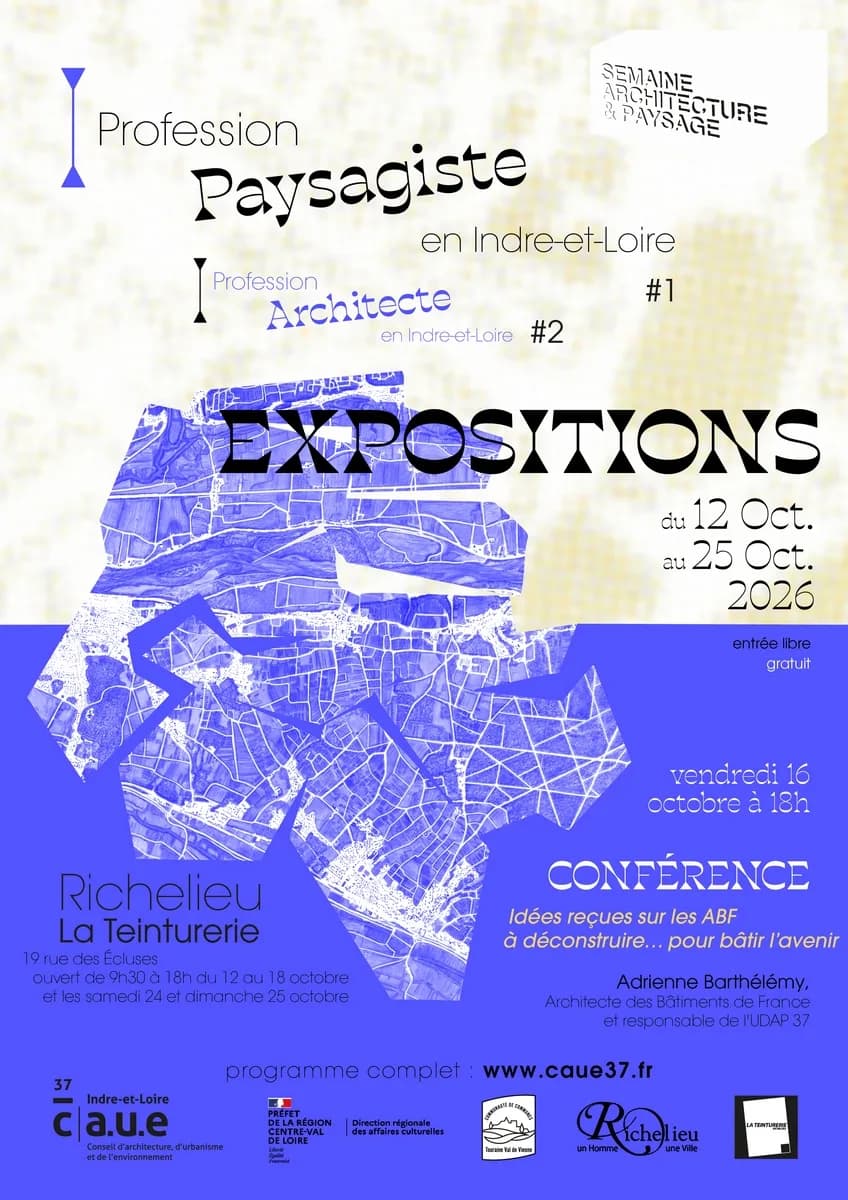 Image 2 : Expositions « Profession paysagiste en Indre-et-Loire » et « Profession architecte en Indre-et-Loire » background