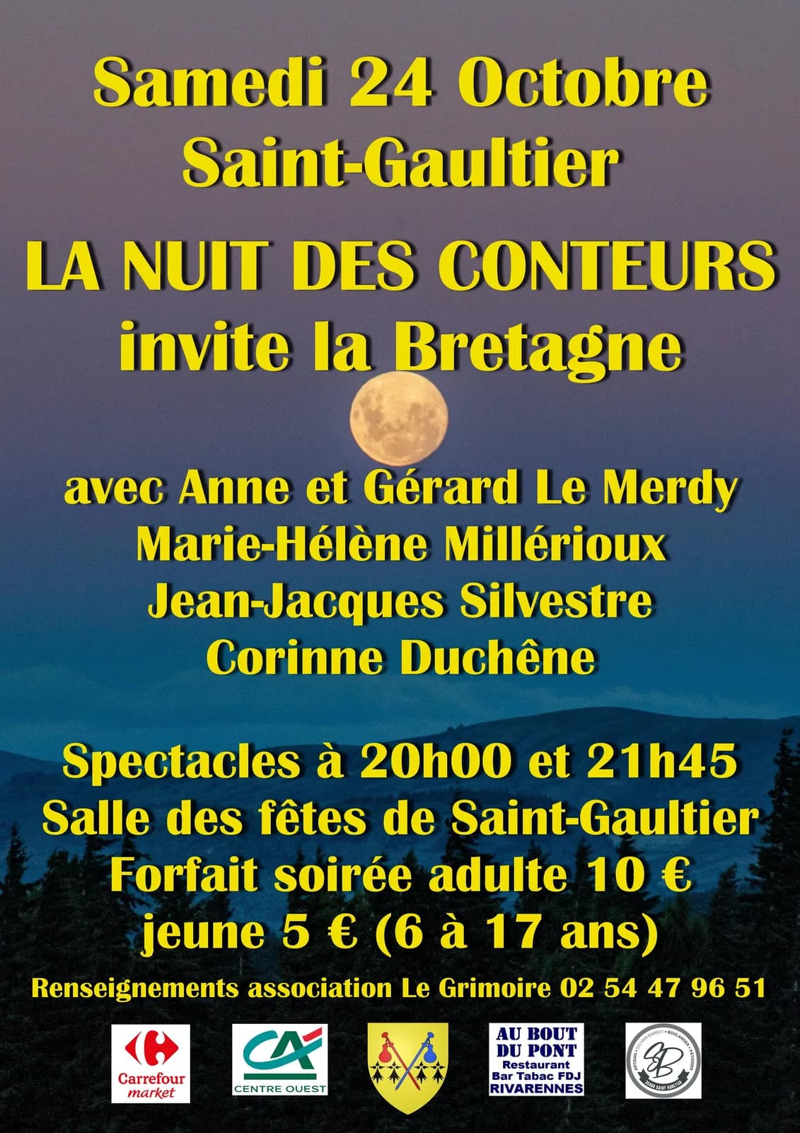 Image 1 : La 2ème Nuit des Conteurs invite la Bretagne background