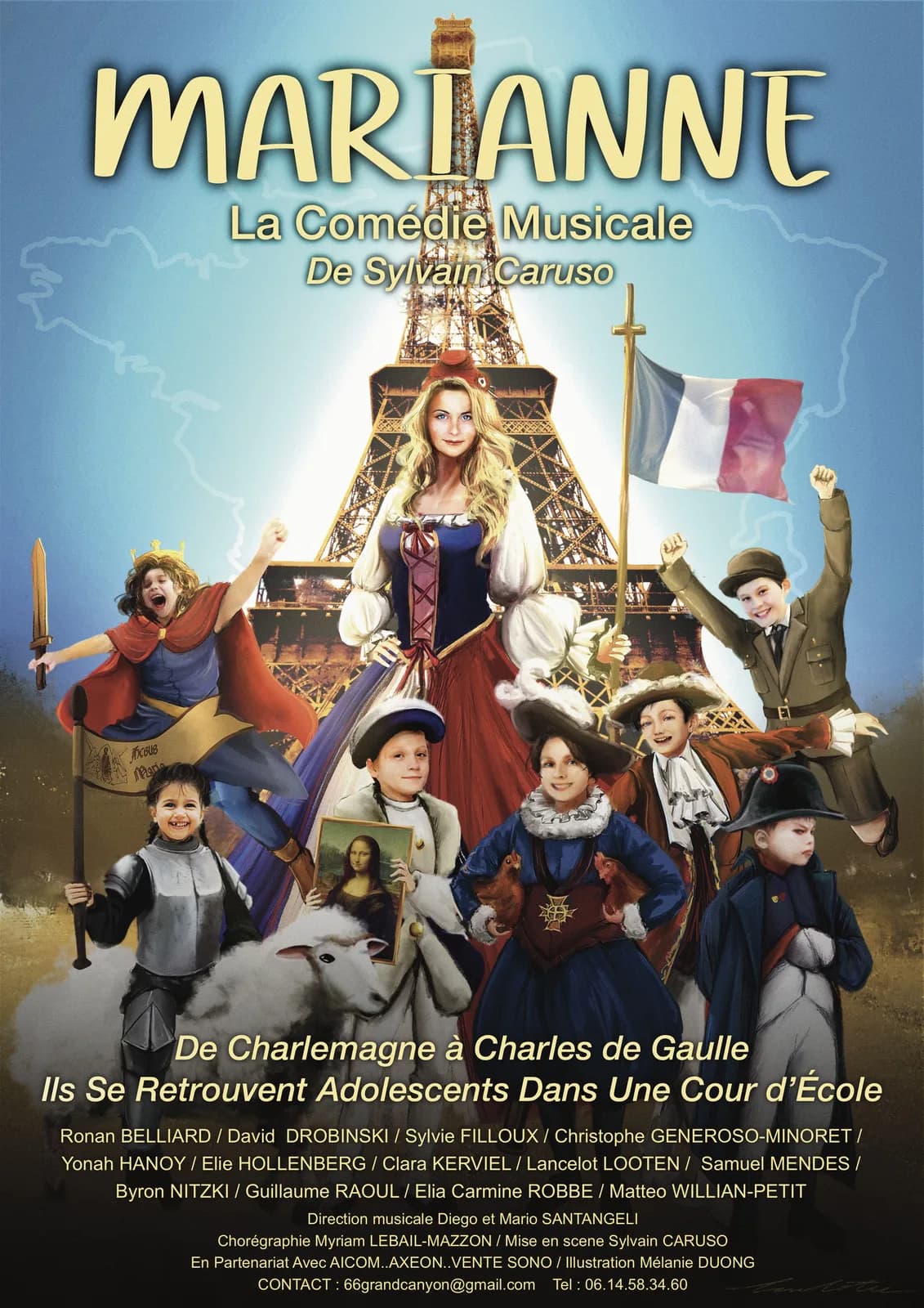 Image 1 : Marianne : La comédie Musicale de Sylvain Caruso background