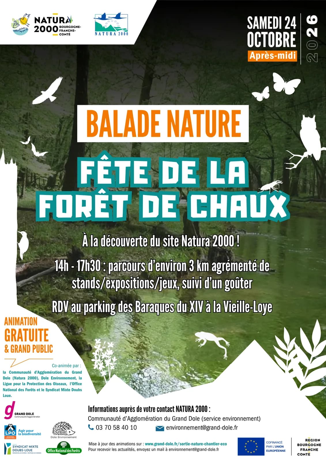 Image 1 : Fête du site Natura 2000 de la Forêt de Chaux background