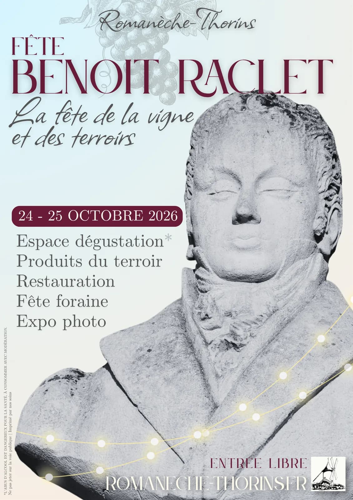 Image 1 : Espace dégustation pour le fête Benoît Raclet background