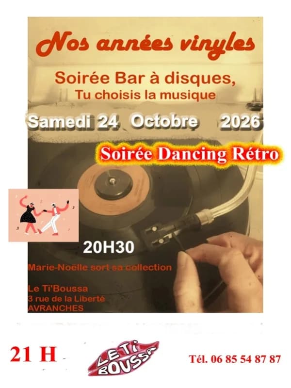 Image 1 : Soirée dancing rétro background