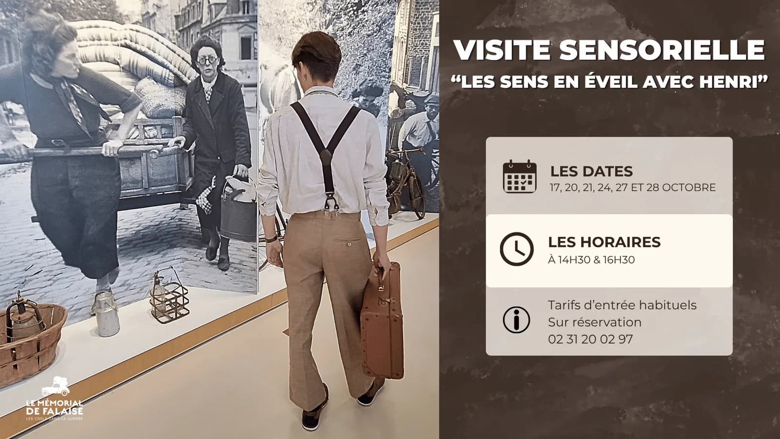 Image 1 : Visite sensorielle "Les sens en éveil avec Henri" background