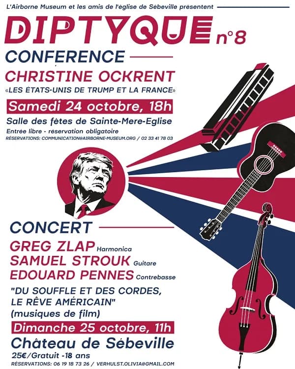Image 1 : Conférence "Les Etats-Unis de Trump et la France" proposée par Christine Ockrent background