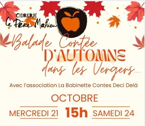 Image 1 : Balade contée d'automne dans les vergers background