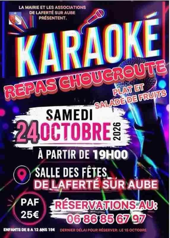 Image 1 : Karaoké et repas choucroute background