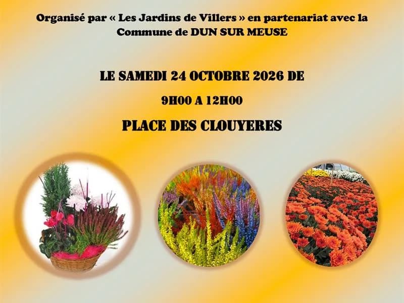 Image 1 : Marché aux fleurs d'automne background
