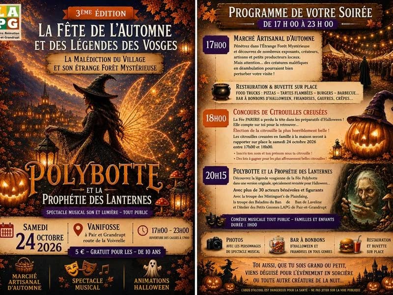 Image 1 : Fête de l'automne et des Légendes des Vosges background
