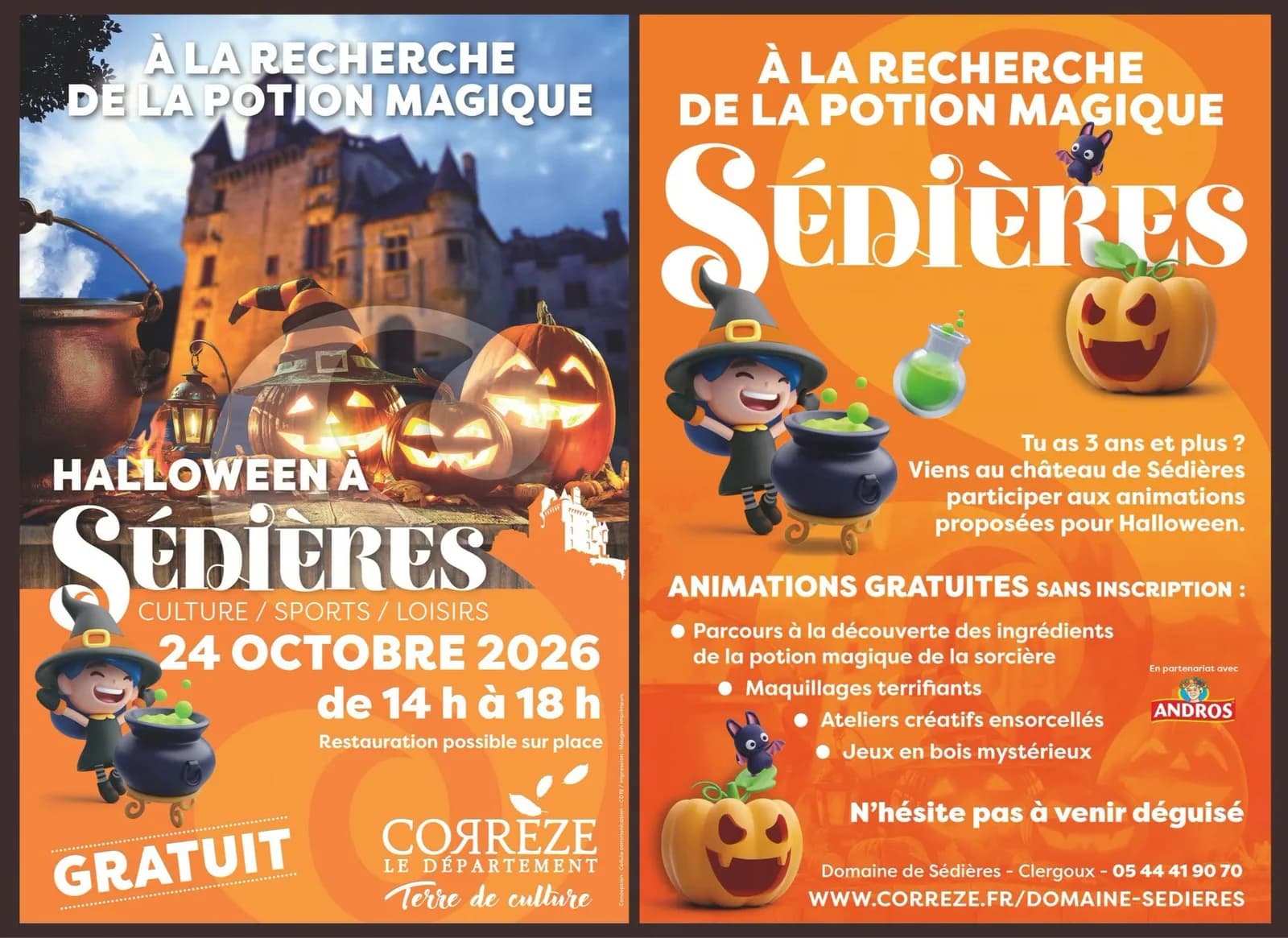 Image 1 : Domaine de Sédières : Halloween à Sédières background
