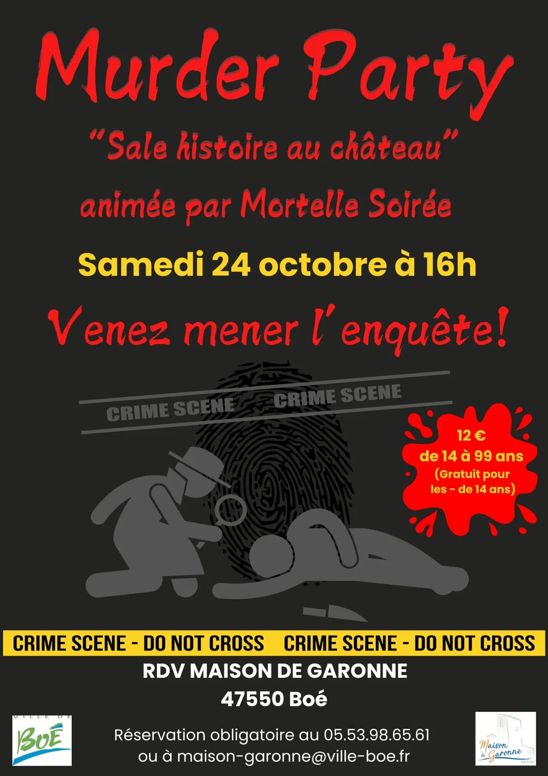 Image 1 : Murder Party « Enquête grandeur nature » ! background