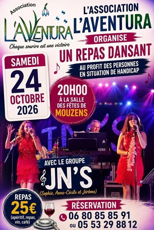 Image 2 : L'Aventura : repas dansant background