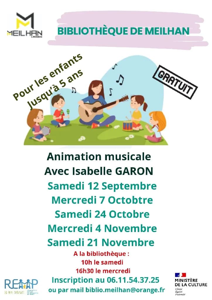 Image 1 : Atelier éveil musical background