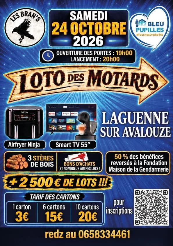 Image 1 : Loto des motards background