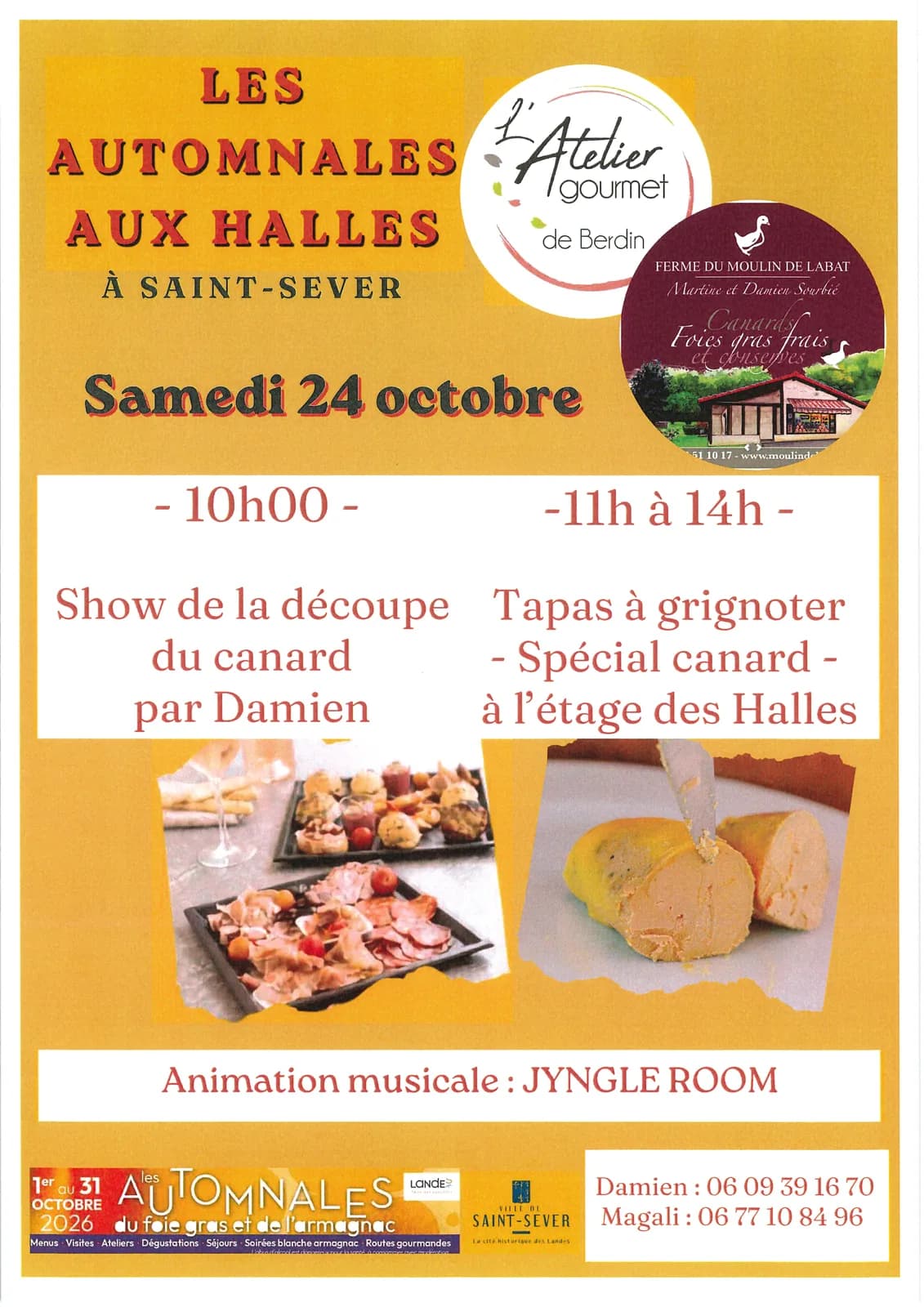 Image 1 : Les Automnales aux Halles de Saint-Sever background