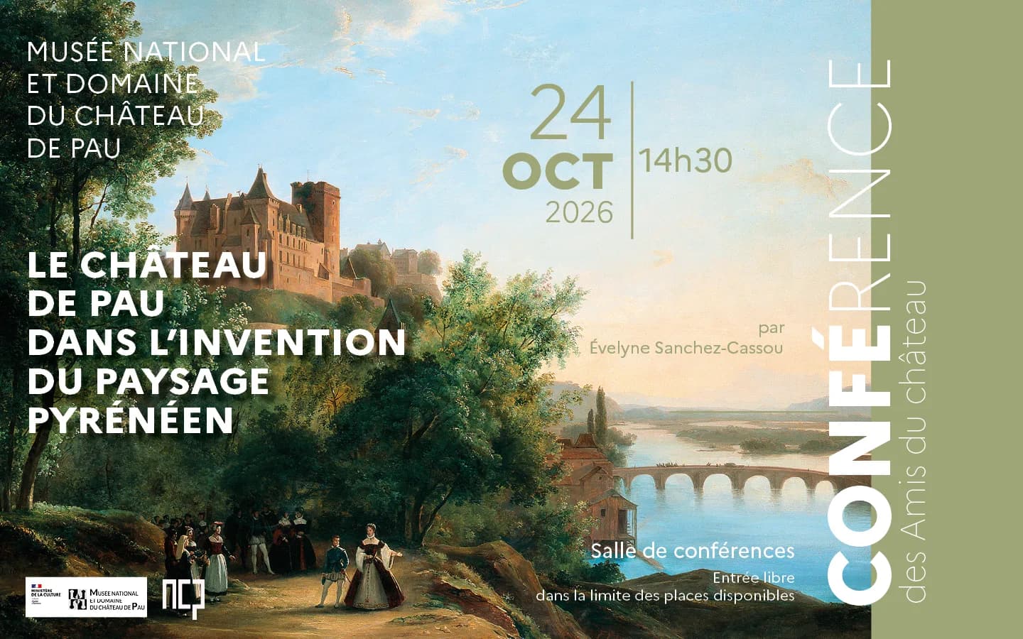 Image 1 : Le château de Pau dans l'invention du paysage pyrénéen background