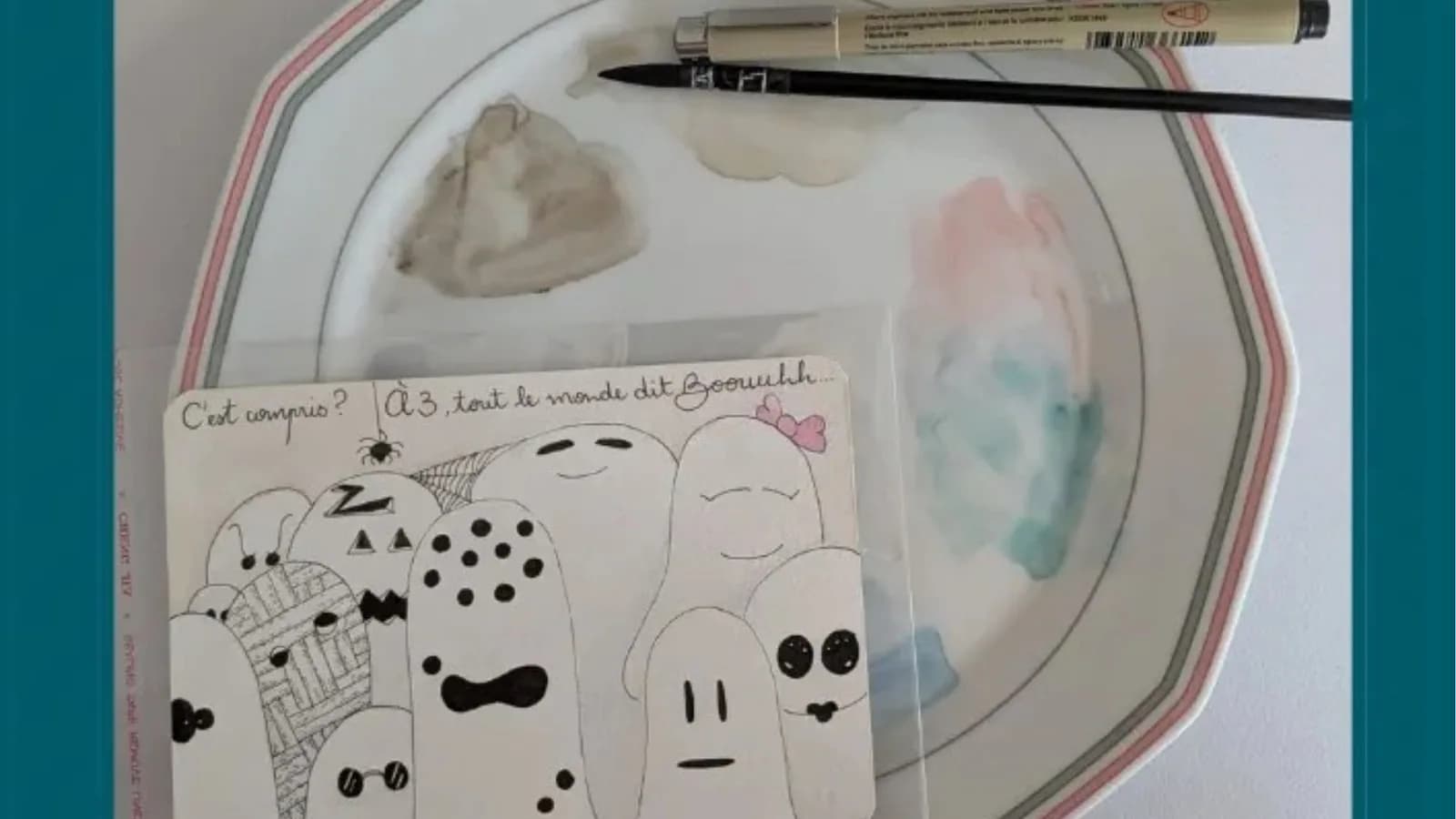 Image 1 : Atelier créatif : Aquarelle background