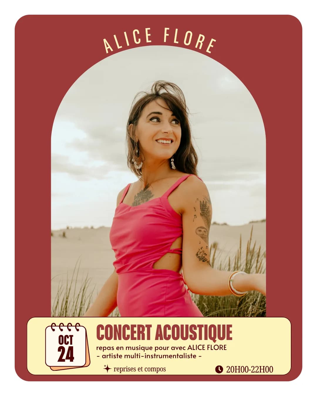 Image 3 : Concert d'Alice Flore - chant et multi instruments background