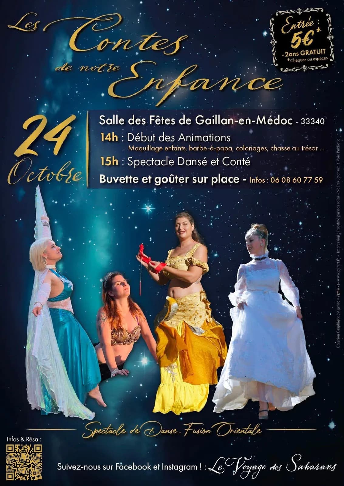 Image 1 : Spectacle conté et dansé : Les Contes de notre enfance background