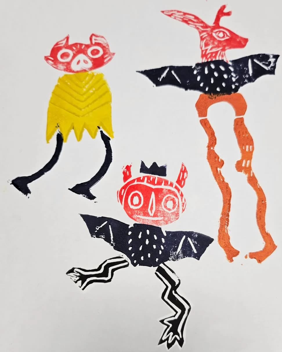 Image 1 : Atelier enfant 6 - 12 ans : Vol de chauve-souris background