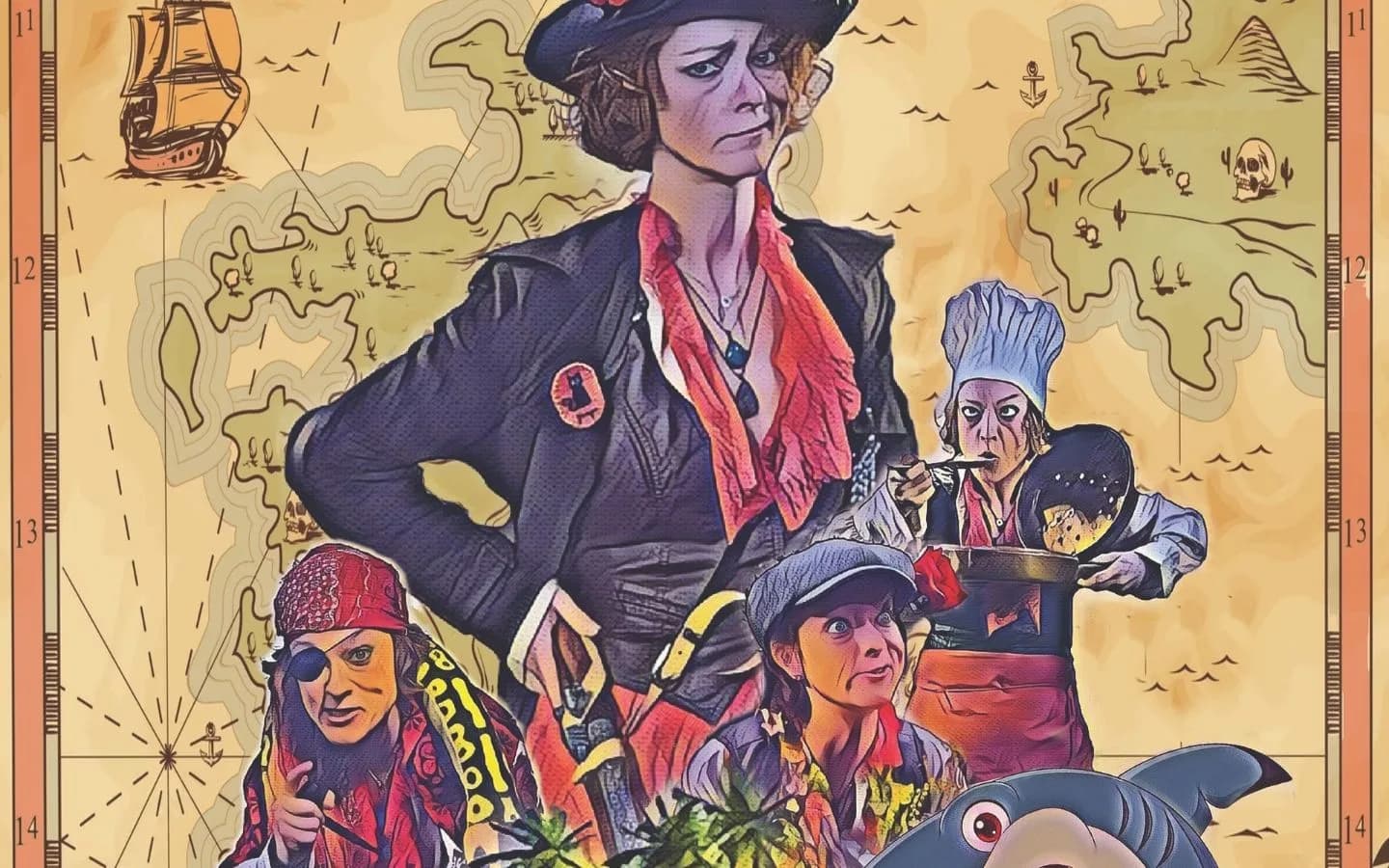 Image 1 : Ambre la rouge et l'île mystérieuse background