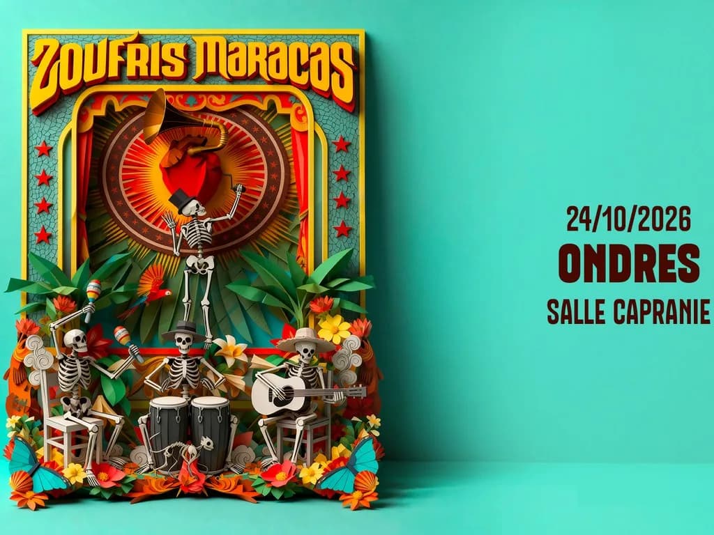 Image 1 : Concert Zoufris Maracas background
