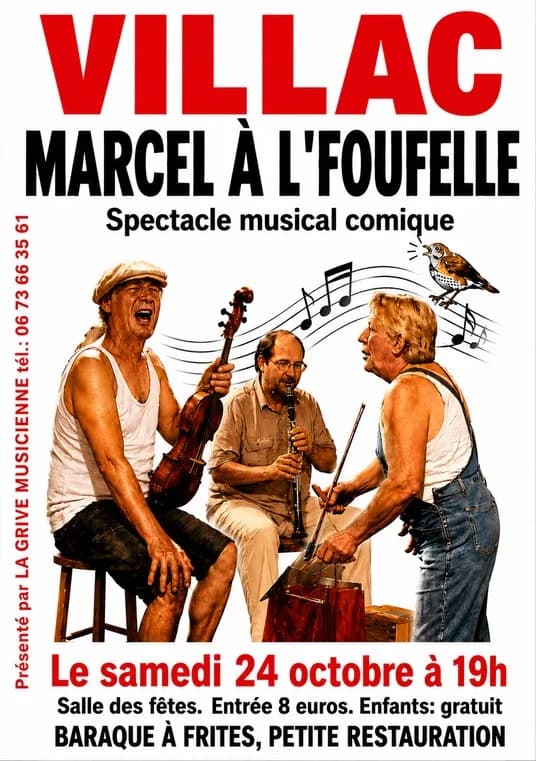 Image 1 : « Marcel à l’Foufelle » : spectacle musical comique background