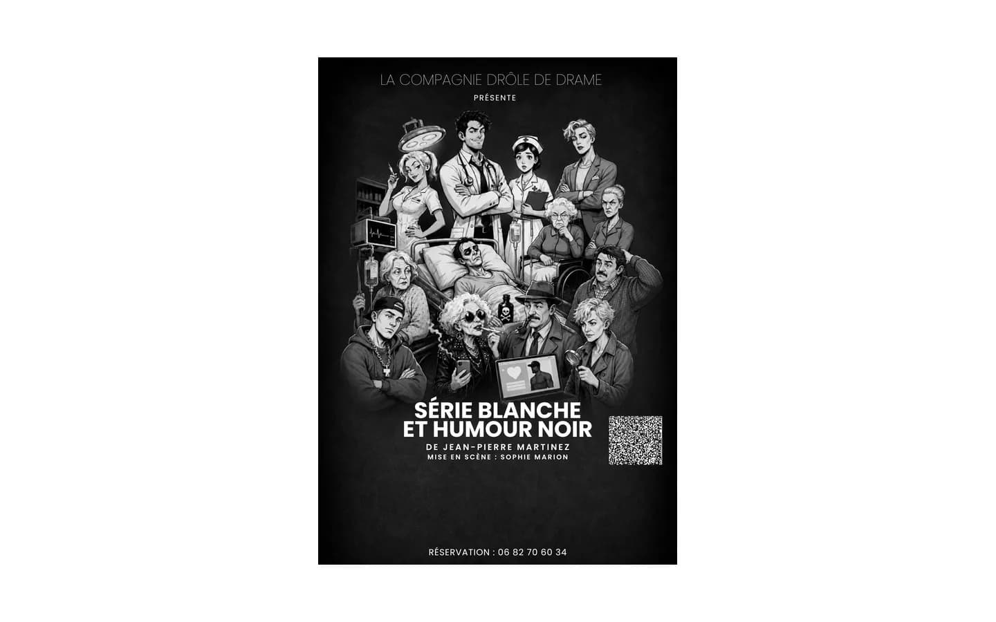 Image 1 : Espace Dantza - Série blanche et humour noir background